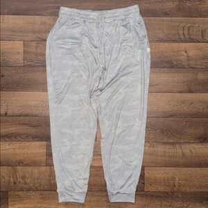 Vuori NO SIZE Performance Joggers Pale Heathered Camo Workout Fitness Gym Pants